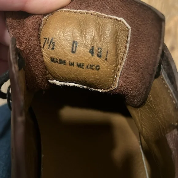 Seal of the Sutro Lee Dark Brown Chukka Boots Size 7.5 - Picture 11 of 11